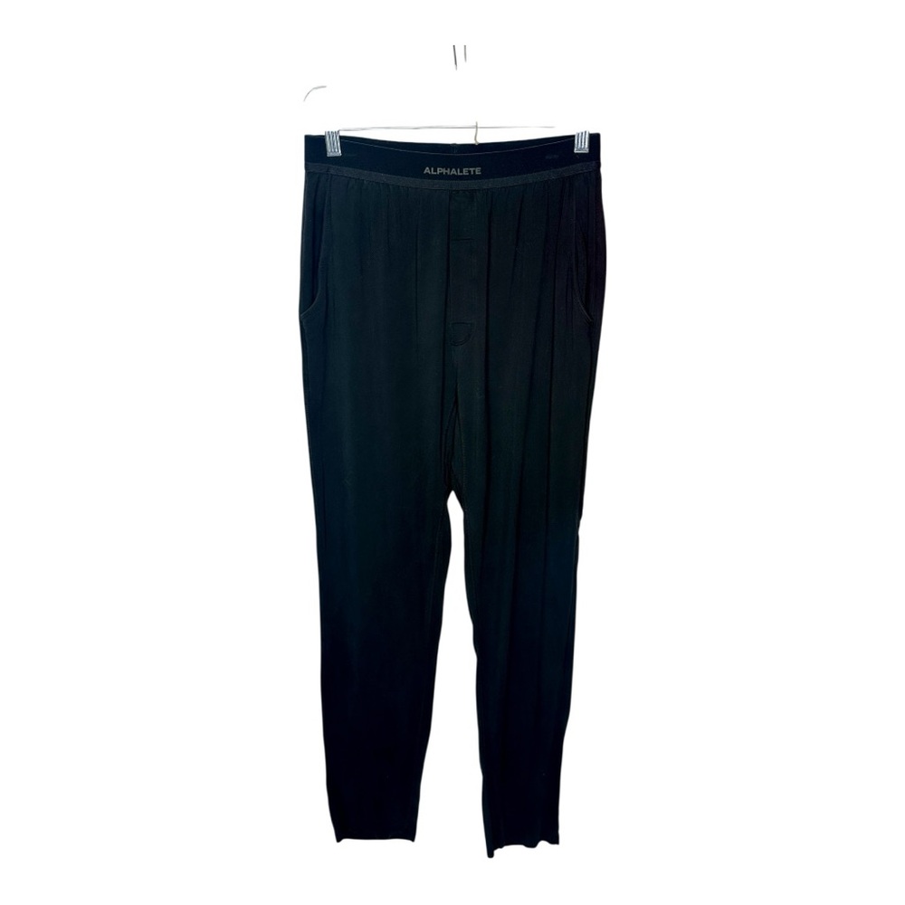 Alphalete Men's Lounge Black on Black Lounge Pants Size Small